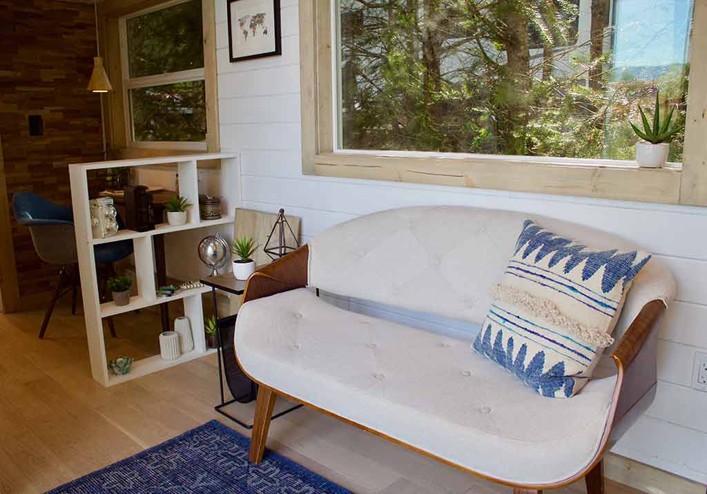 Live Work Tiny Home by Tiny Heirloom - Living Room