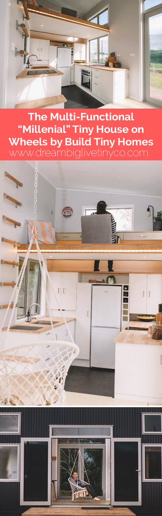 The Multi-Functional "Millennial" Tiny House on Wheels by Build Tiny Homes