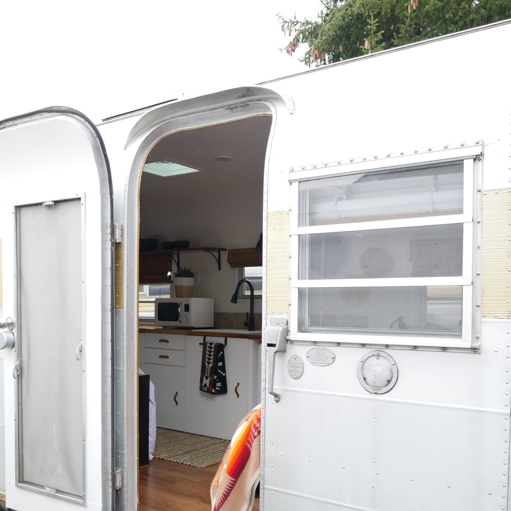 Vintage Silver Streak Trailer Converted into a Dreamy Suite in Joshua Tree