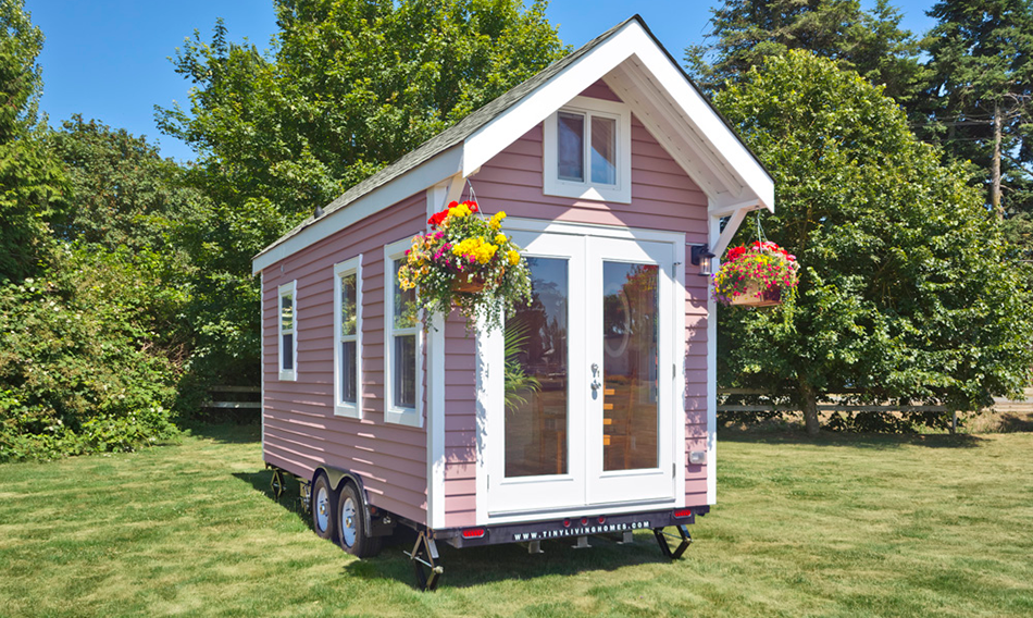 Pink Poco Edition Tiny House on Wheels by Mint Tiny Homes - Exterior