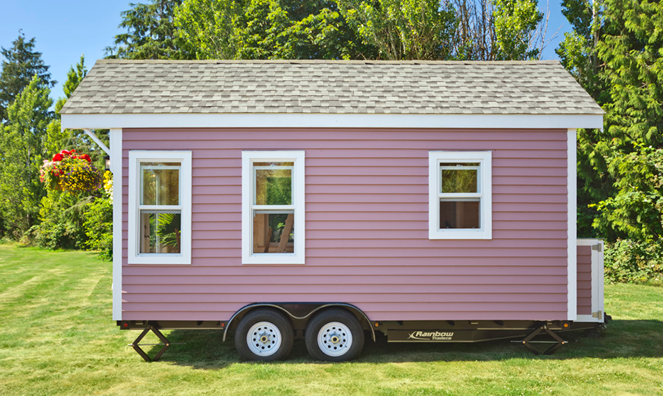 Pink Poco Edition Tiny House on Wheels by Mint Tiny Homes - Exterior