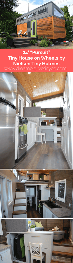 24' "Pursuit" Tiny House on Wheels by Nielsen Tiny Holmes