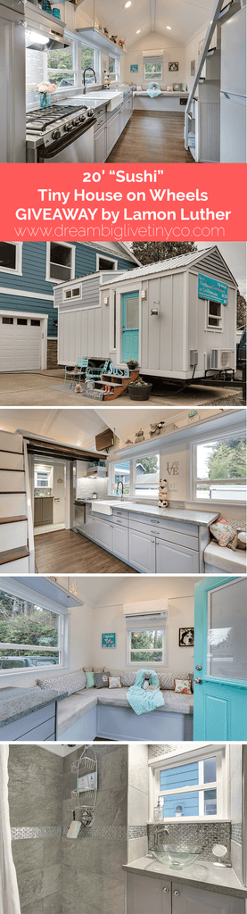 20' "Sushi" Tiny House on Wheels GIVEAWAY by Lamon Luther