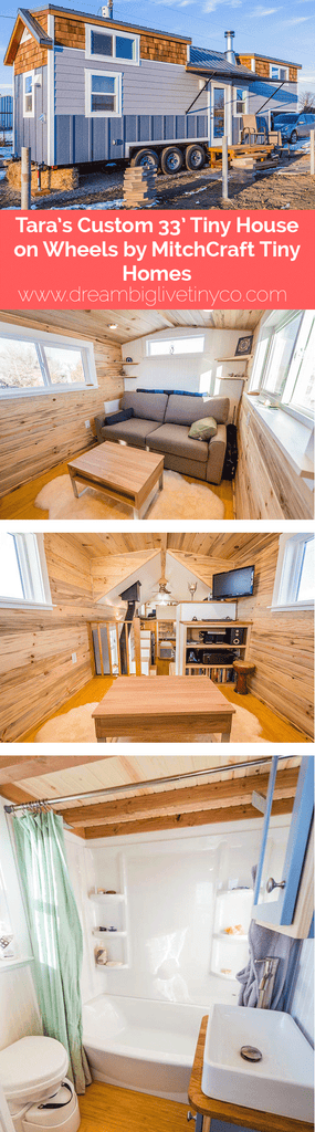 Tara’s Custom 33’ Tiny House on Wheels by MitchCraft Tiny Homes