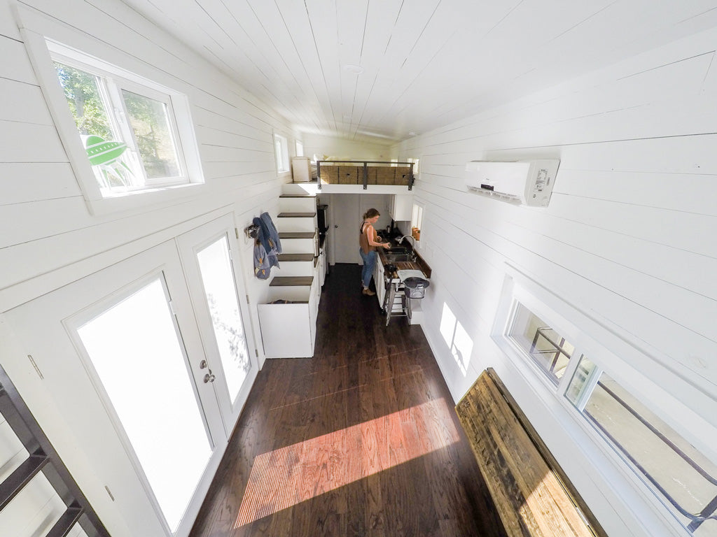 Tiny House Family - Open Living Space with Kitchen