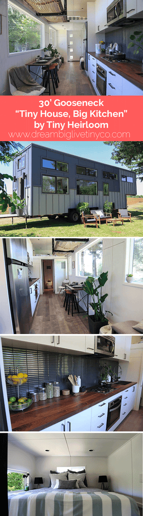  30' Gooseneck "Tiny House, Big Kitchen" by Tiny Heirloom