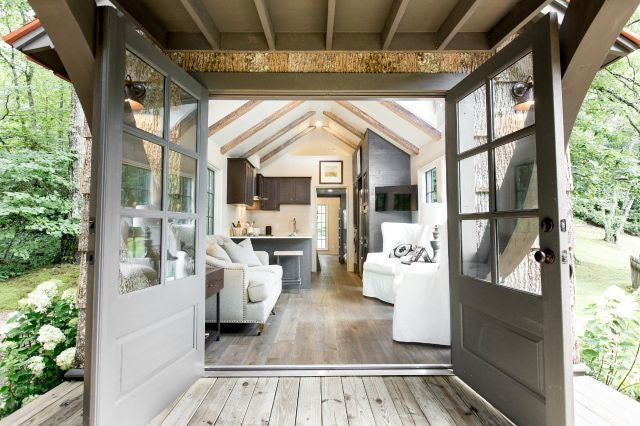 Low Country Tiny Home French Doors