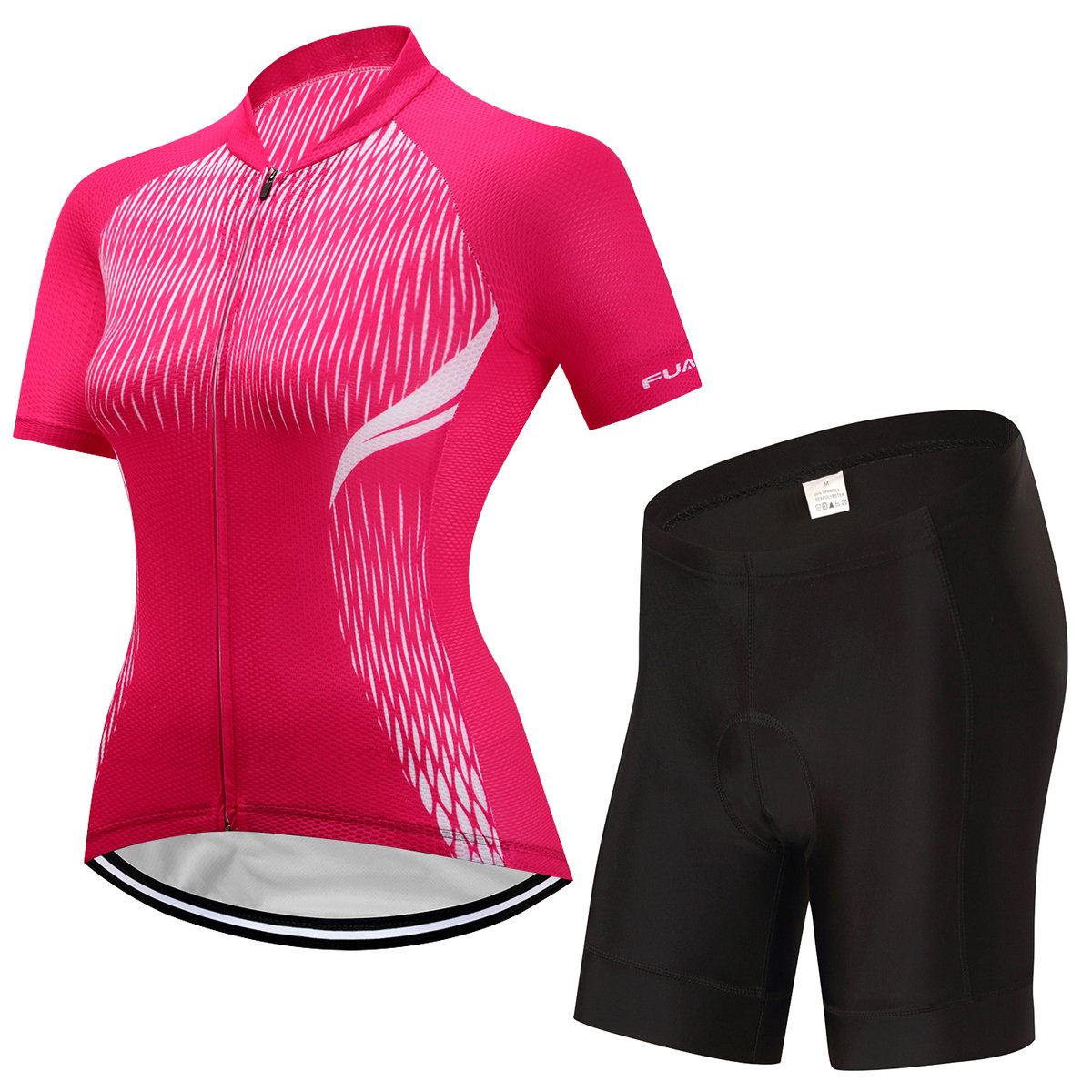 pink cycling jersey women's