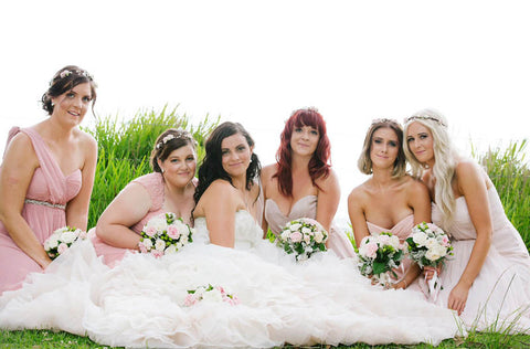 wedding floral crowns for bridesmaids