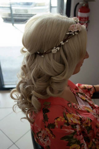 bridesmaid flower crown