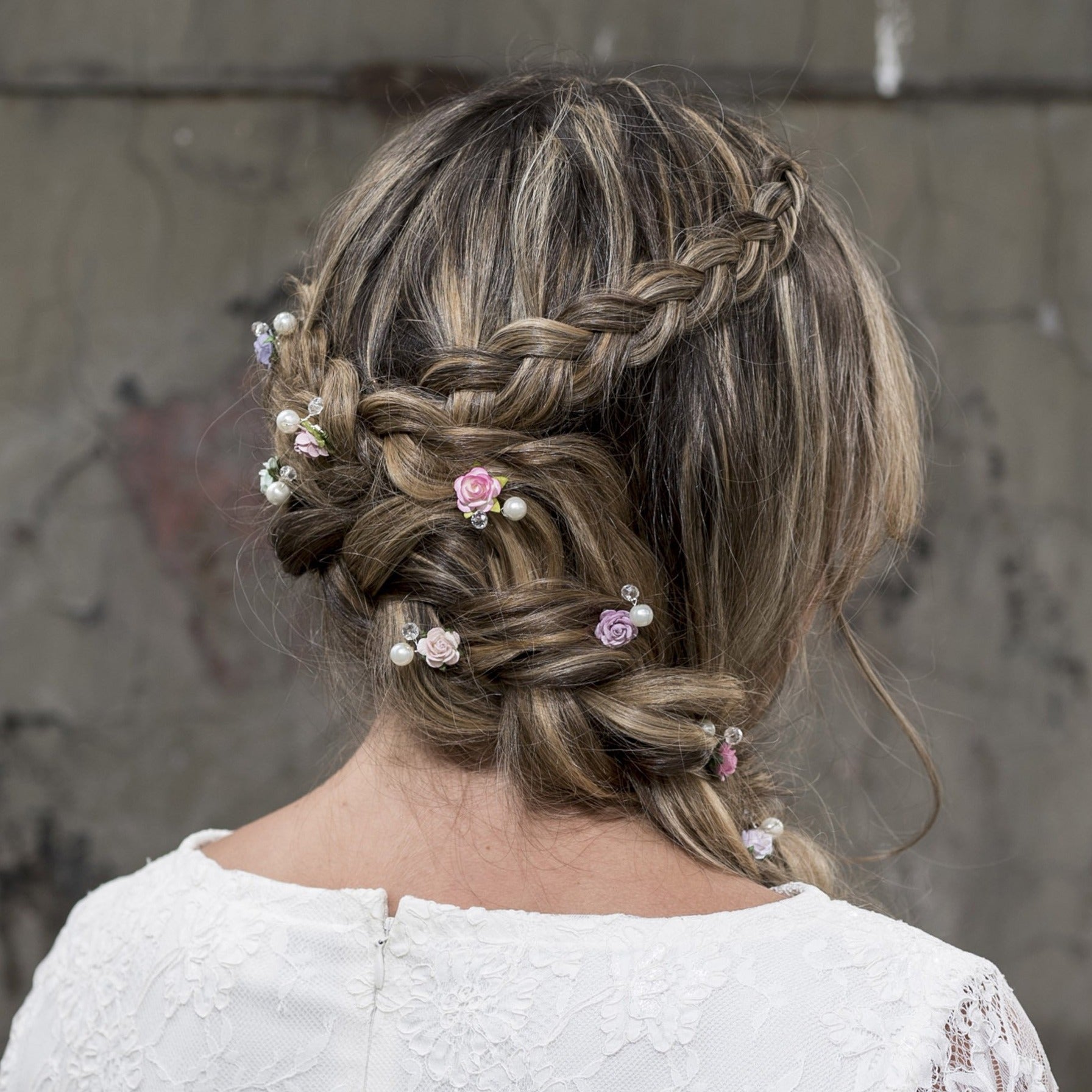 small roses for hair