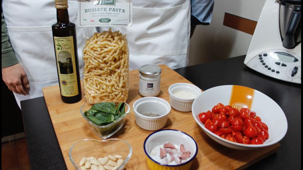 Ingredients for Pasta alla Trapanese - by Samuel