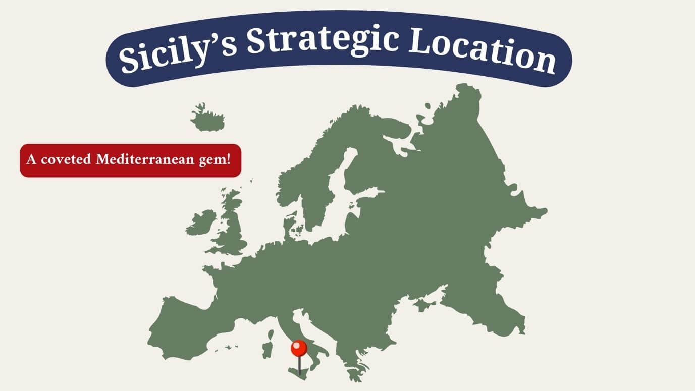 Sicily's strategic  location