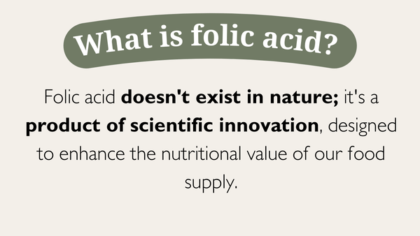Folic acid does not exist in nature