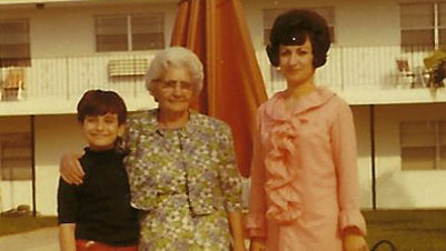Grandmother Feo, Gloria and Stefano
