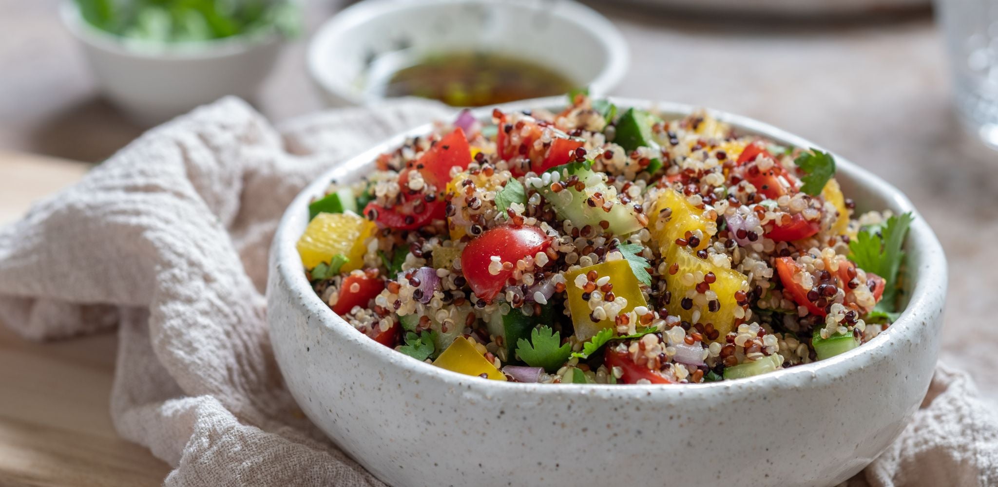 Quinoa and Black Bean Salad Bowl