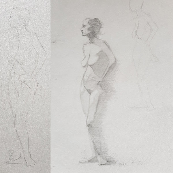 long pose study first week