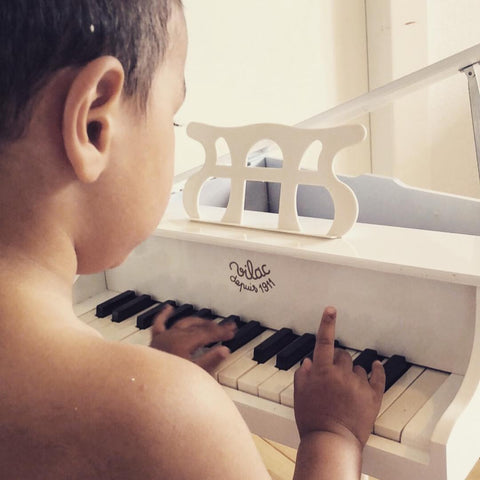 Vilac White piano musical instrument kids swanky boutique