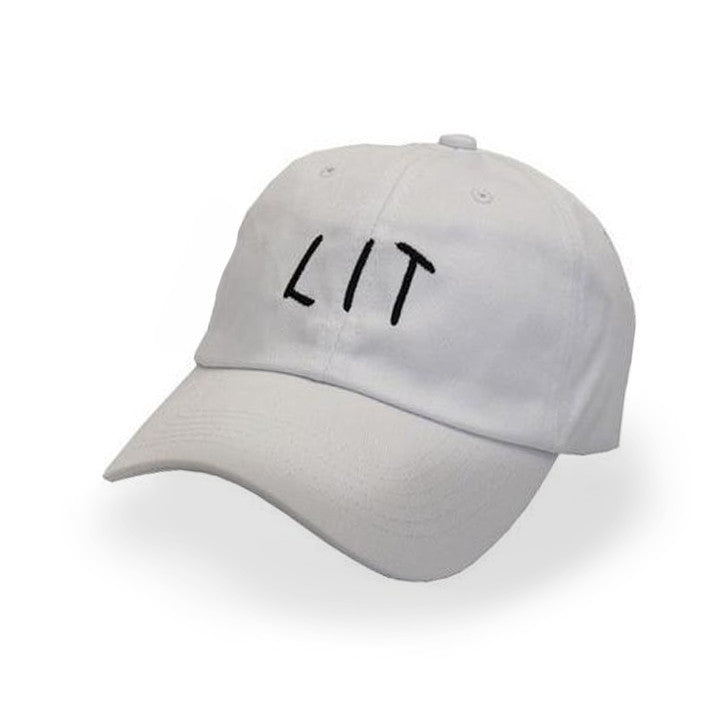 White LIT Cap | Haberfasher