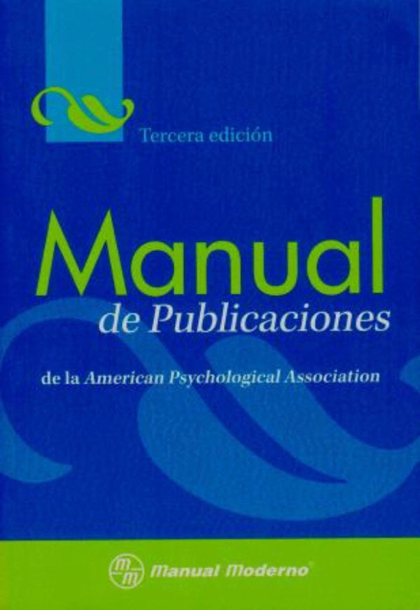Manual de publicaciones de la America Psychological Association 