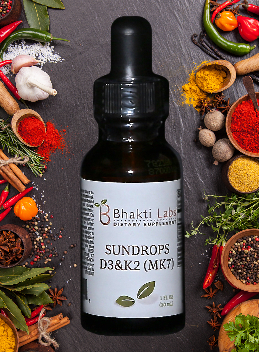 Bhakti Labs Sundrops Vitamin D3 K2 Mk7