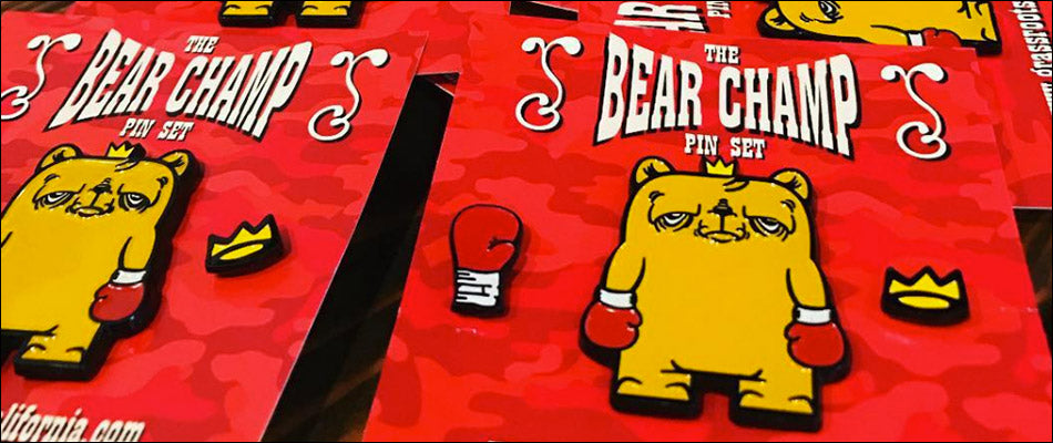 1st Day of Giftmas - The Bear Champ Pin Set