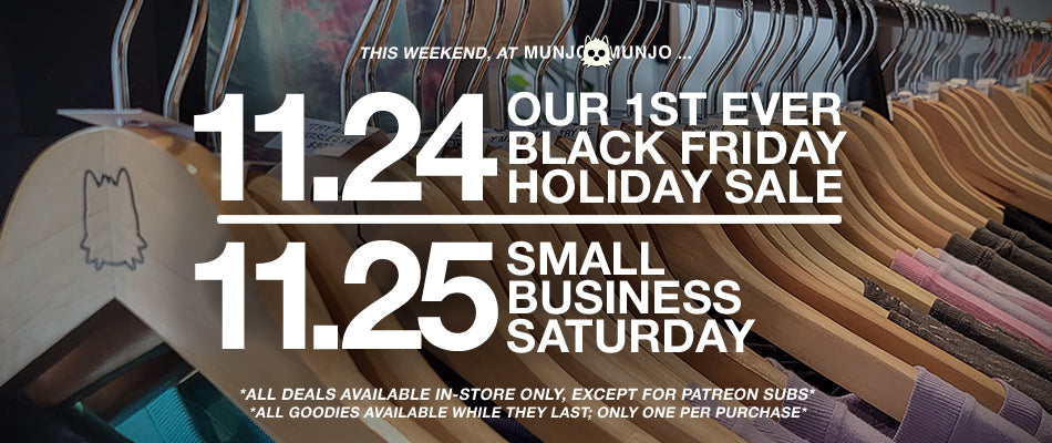 munjo black friday and small business saturday
