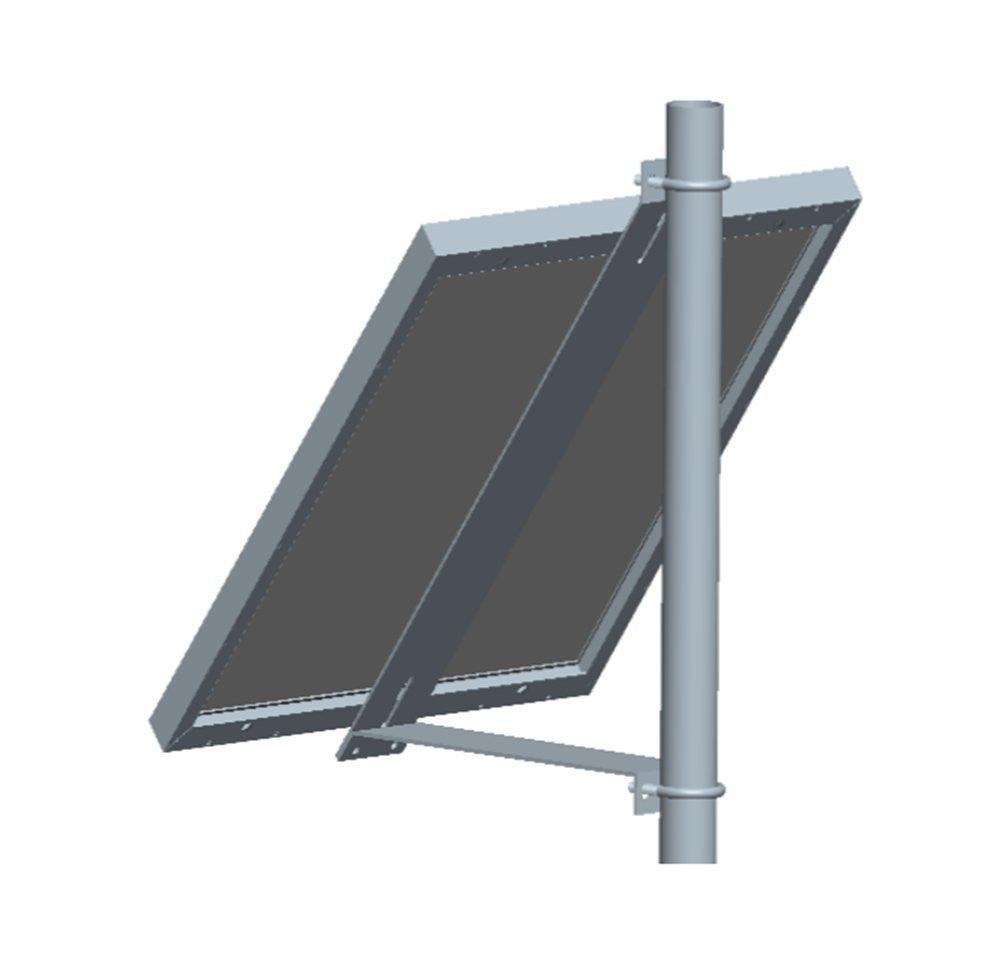 Universal Solar Panel Fixed Tilt Side-Of-Pole Rack ...