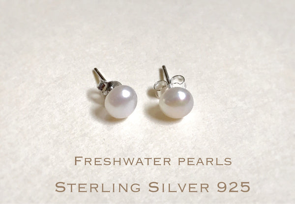 genuine pearl earrings