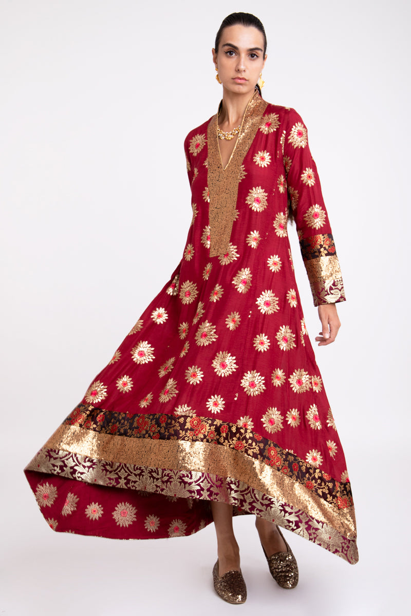 Nahar Cotton Silk Sun Dress