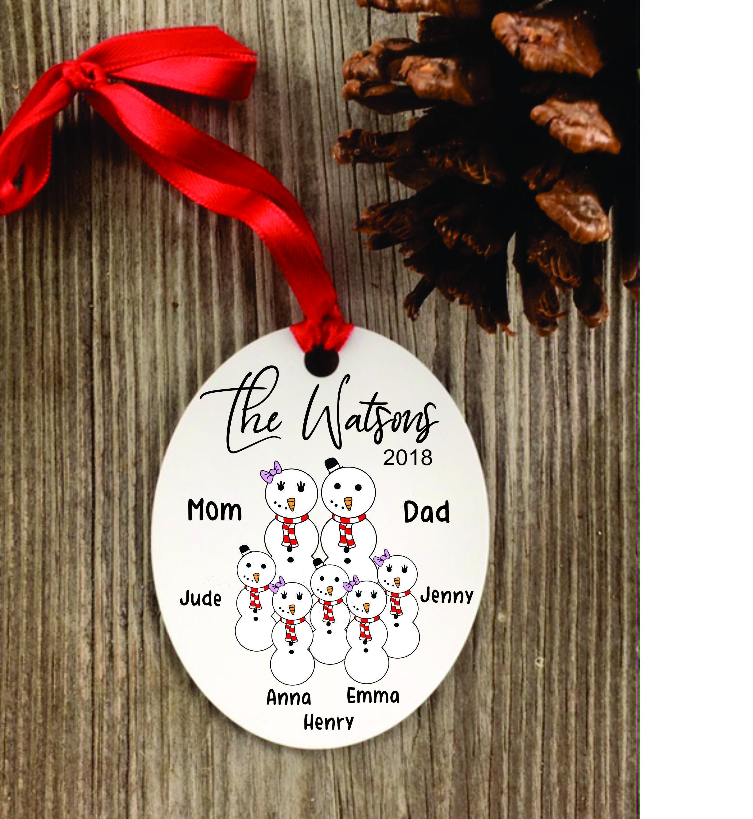 custom ornament favors