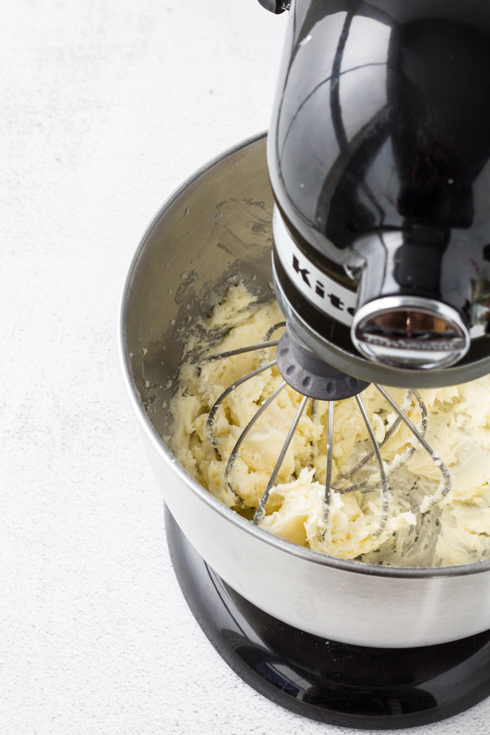 Creaming butter in a stand mixer