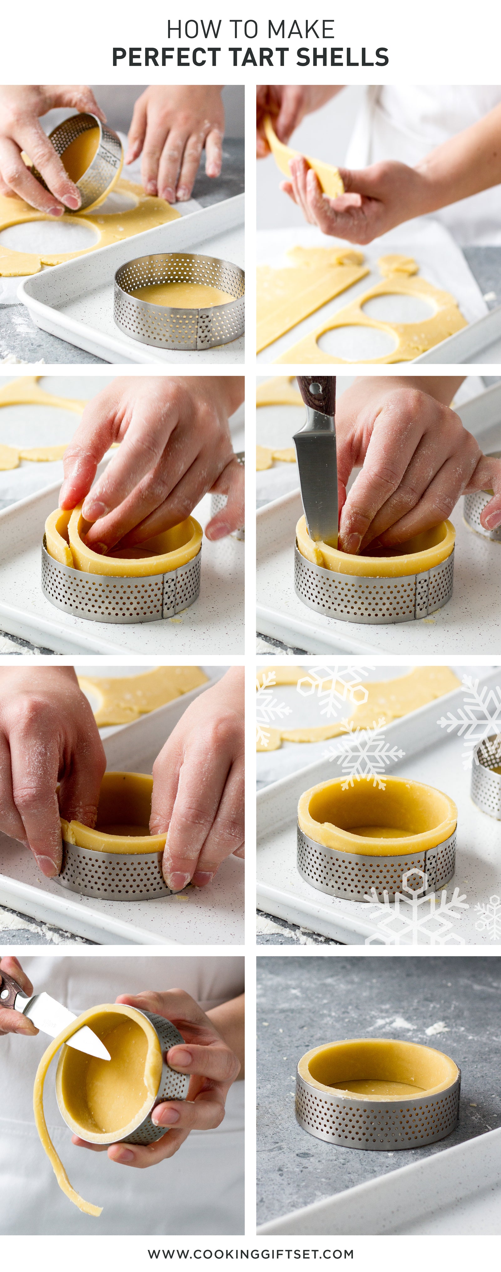 step by step photos on how to make tart shells like a french chef