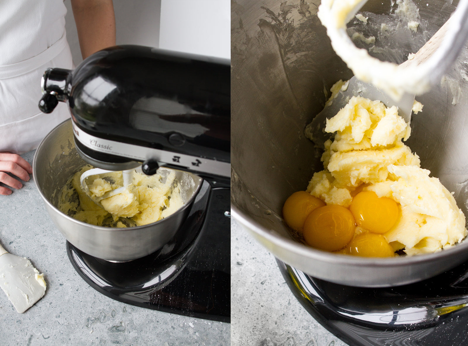 creaming butter for tart shells