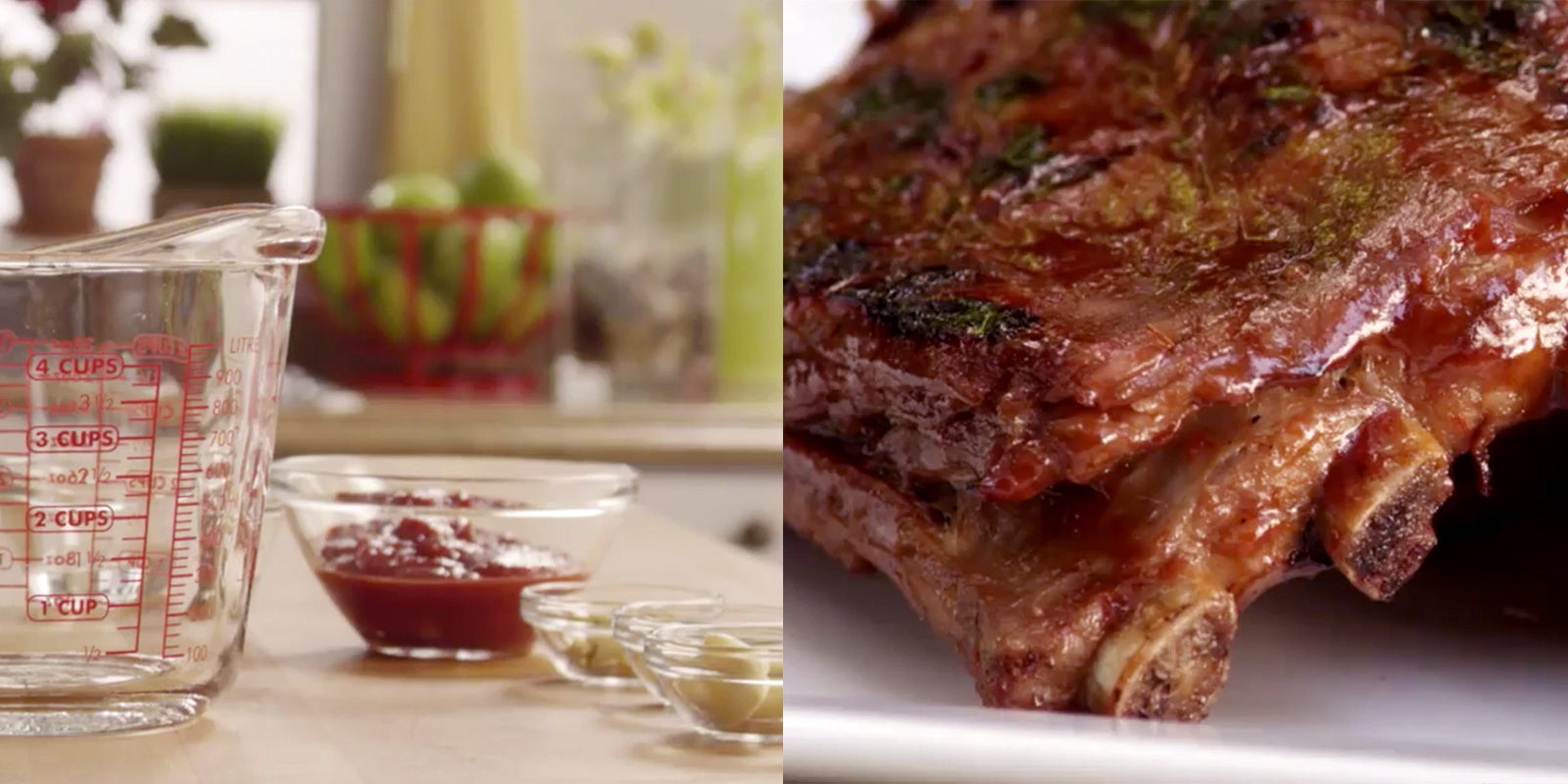best recipes for marinating meat - classic barbecue ribs