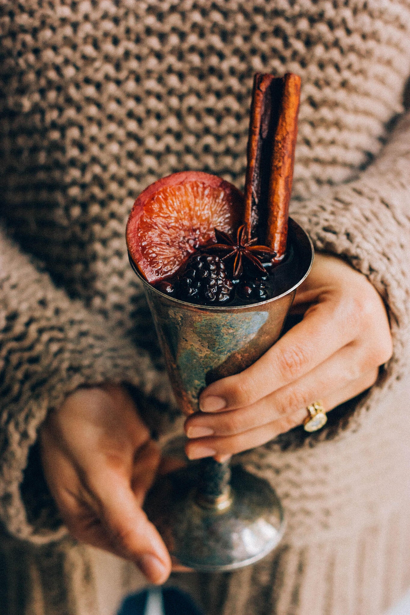 blackberry gluhwein mulled wine