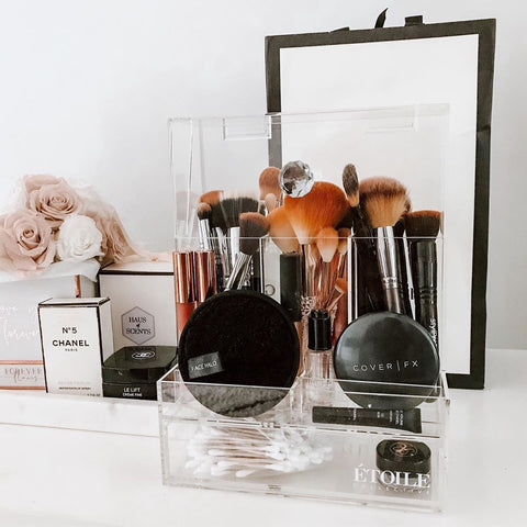 10 Creative Makeup Storage Ideas by Beauty Bloggers for 2021 - ETOILE