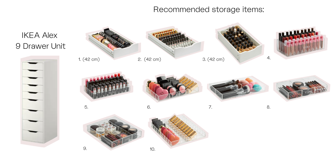 ALEX 9 DRAWER UNIT