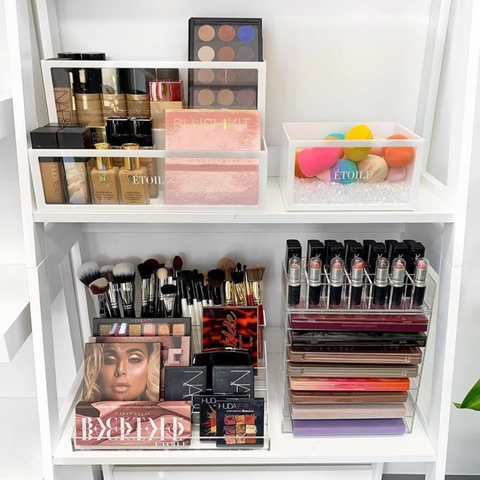 10 Creative Makeup Storage Ideas by Beauty Bloggers for 2021 - ETOILE