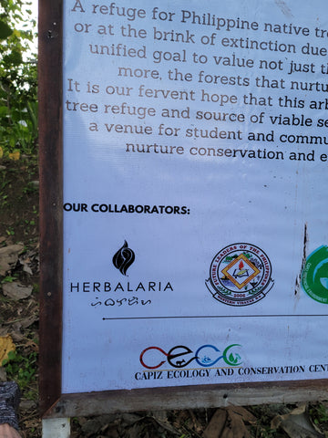 Herbalaria logo on sign