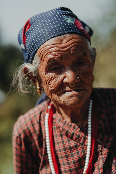 elderly aged woman