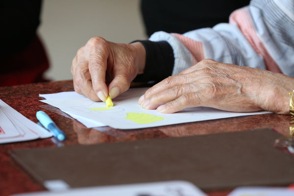 elderly man with arthritis