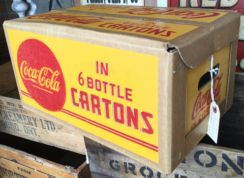 1940’s Coca Cola Cardboard Case