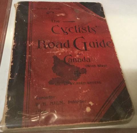 1896 Cyclist's Road Guide of Canada Book