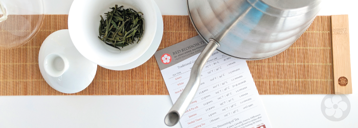 plan a way to make adjustments in water temperature as you brew multiple teas.