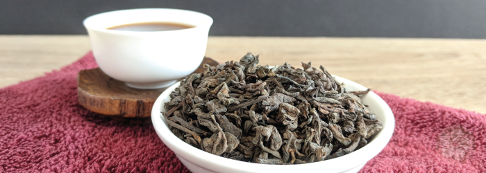 Shou pu-erhs are often sold in loose leaf form since fermentation happens before pressing.