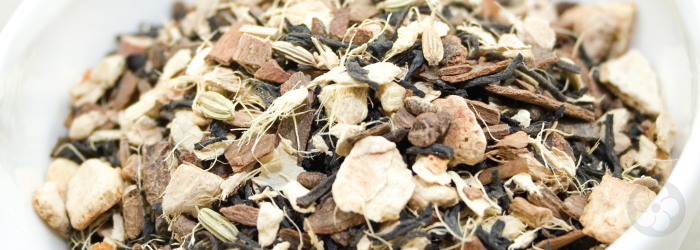 Chai is an extremely popular blend of bold black tea and indian spices, brewed strong and served with milk