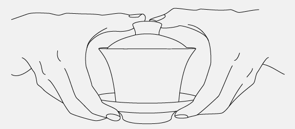 how to hold and pour a gaiwan without burning your fingers
