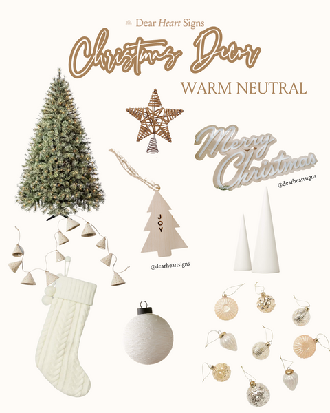 Christmas decor Warm Neutral