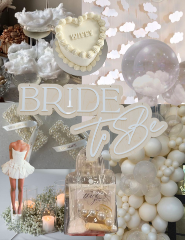 Classy Cloud Bridal Shower Theme